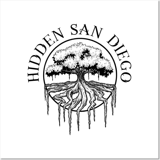 Hidden San Diego Moreton Bay Tree Wall Art by Hidden San Diego